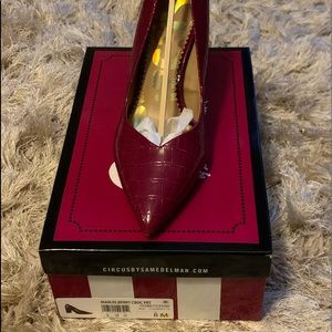 Sam Edelman Red block shoes